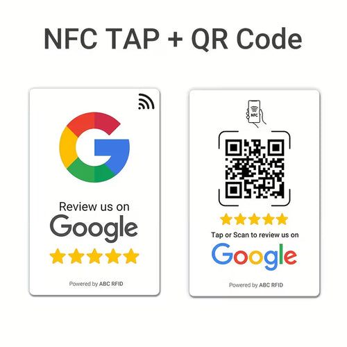 Tarjeta NFC + QR pequeña